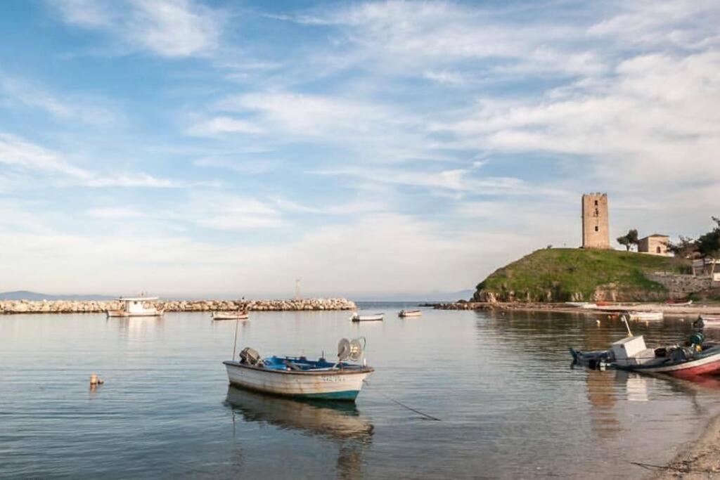 Artemis House Villa Néa Fókaia Bagian luar foto